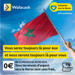 Création diffusée pour Wafacash